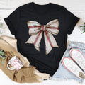 Vintage Bow Baseball Tee